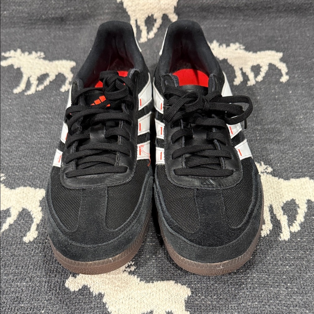 Adidas men's Black and Red Sneakers